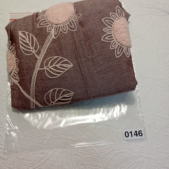 Sunflower Skirt Size L Embroidered Pink & Beige 100% Cotton Smocked Waist Women - Picture 9 of 9